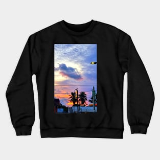 Orange Sunset Crewneck Sweatshirt